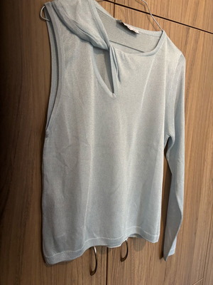 C-throu women's blouse new, size Large, turquoise, Mango