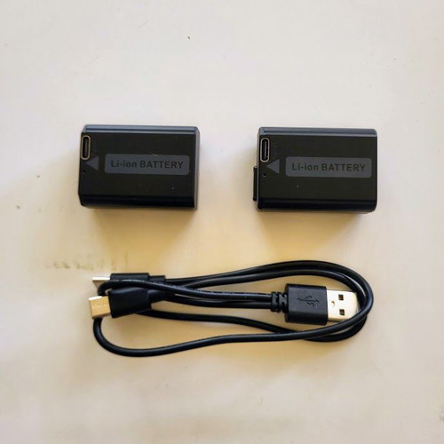 Σετ μπαταρίες Enegon NP-FW50 2x1500mAh με USB-C για Sony Alpha