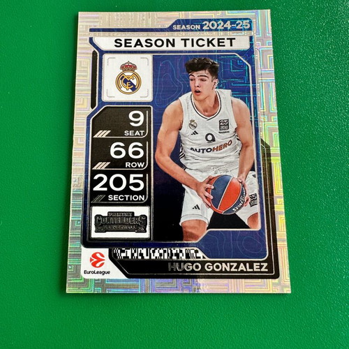 Hugo Gonzalez Panini Contenders EuroLeague 2024-25 Season Ticket card new