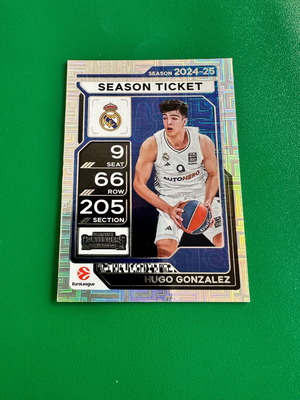 Hugo Gonzalez Panini Contenders EuroLeague 2024-25 Season Ticket card new
