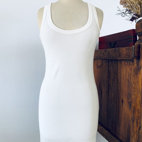 Stelios Koudounaris short white dress new, size S