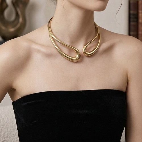 Choker new gold color