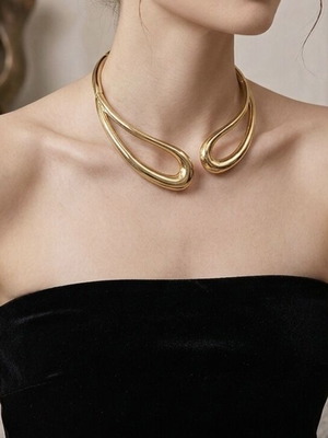 Choker new gold color