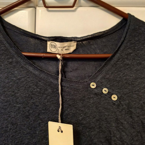 Bsb Jeans Oversized μπλούζα small καινούργια, 50% λινό 50% βισκόζη