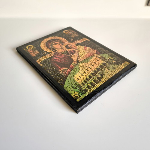 Icon Megalochari of Tinos on wood like new
