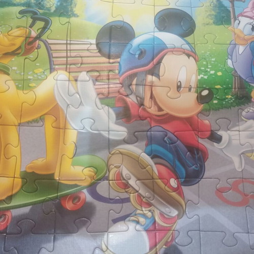 Mickey Mouse puzzle used, 100 pieces, Disney with friends
