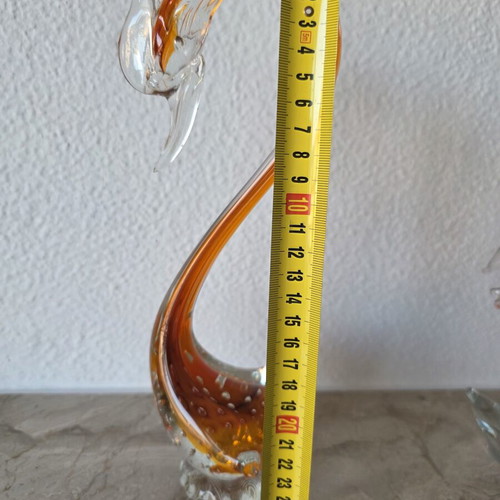 Murano glass swan like new