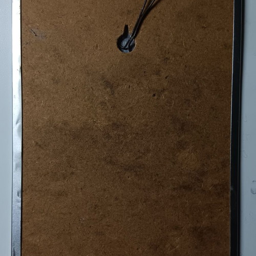 Virgin Mary icon with metal coating like new