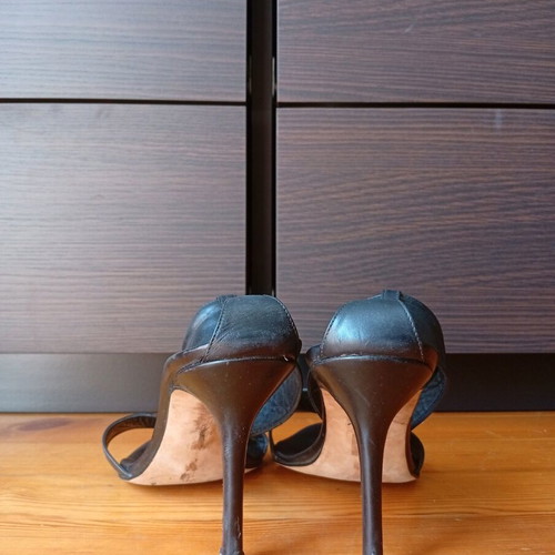 Pura Lopez black women's sandals like new, size 40