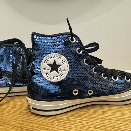 Converse All Star blue boots size 37.5