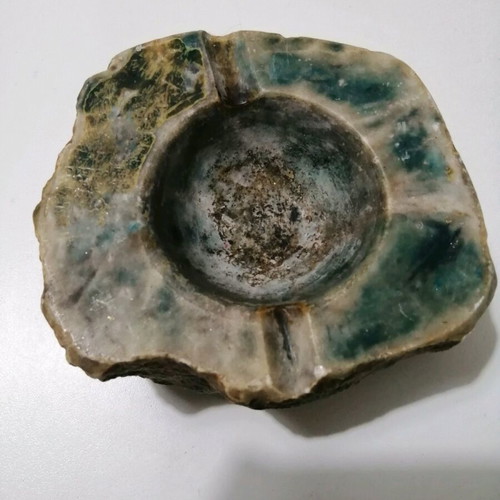 Alabaster ashtray from Italy used