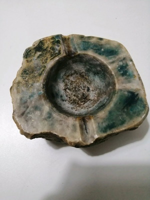 Alabaster ashtray from Italy used