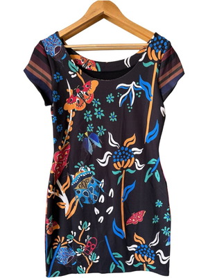 Desigual πολύχρωμο φόρεμα bodycon μέγεθος L