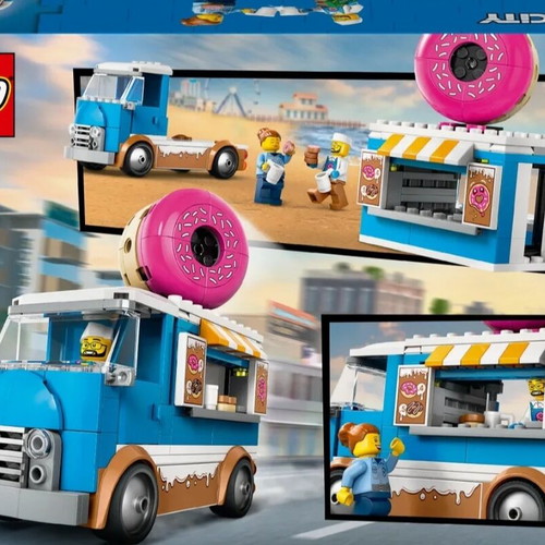 Lego City Donut Truck 60452 like new creative building set