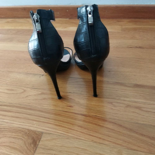 Seastar black high sandals like new, size 40