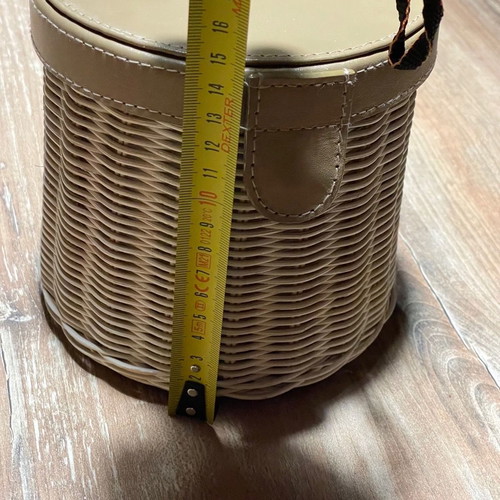 Handbag basket used, beige