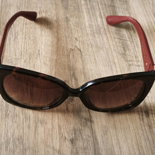 Marc by Marc Jacobs MMJ 406/S women's sunglasses used, brown and red