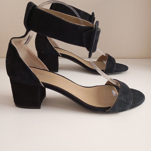 Toral Suede Sandals like new, women's size 38, black