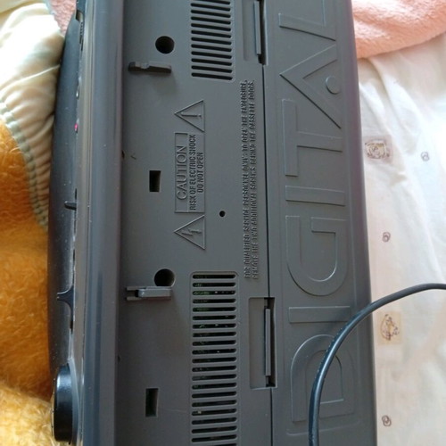 Philips radio cassette player used, digital radio, double cassette