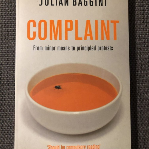 Complaint by Julian Baggini like new, psychology book