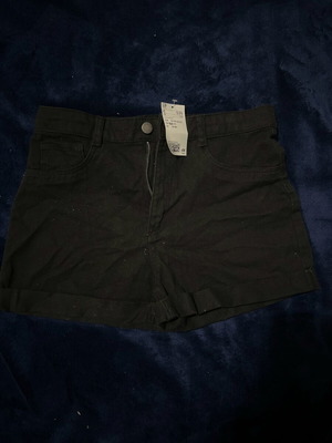 Σορτς H&M Μαύρο Κοντό Καινούργιο XS