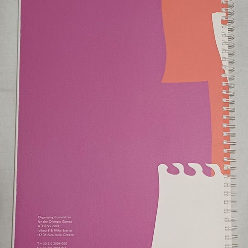 Collectible 4th Press Operations Briefing notebook Olympic Games Athens 2004 new