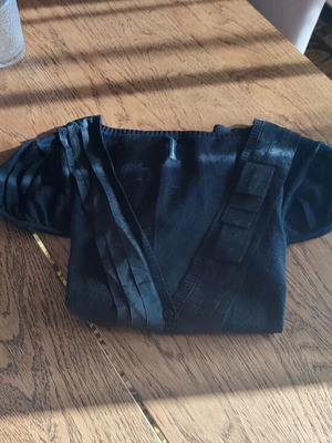 Naf Naf black cardigan like new with bow, size M