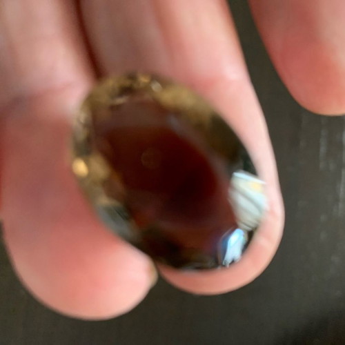 Natural golden smoky quartz unheated, clean 22.5 cts oval cut