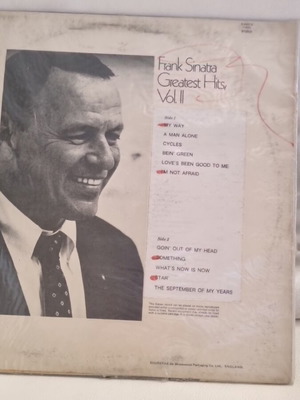 Frank Sinatra vinyl record used