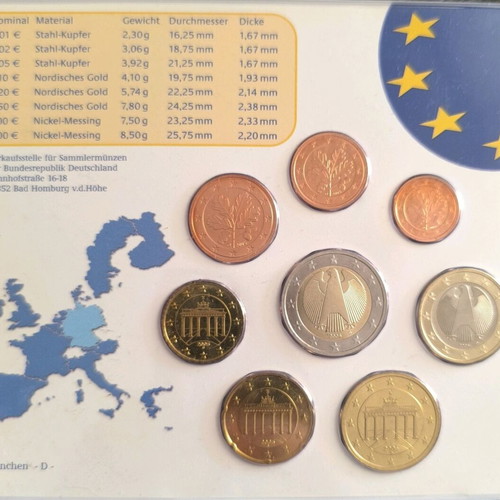 Official Germany 2005 coin set sealed new, flawless