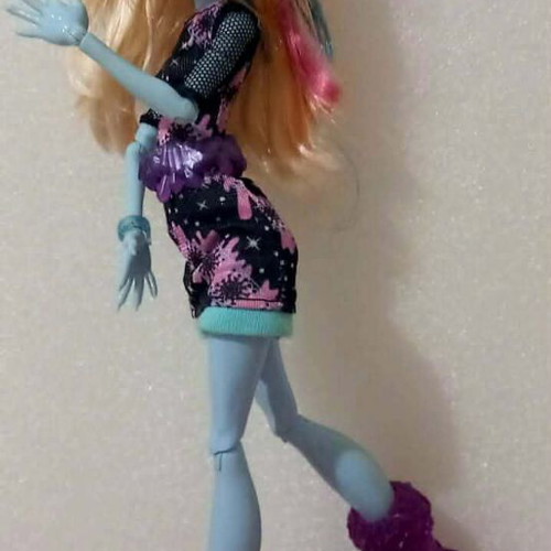 Monster High Abbey Bominable Coffin Bean doll used Mattel 2014