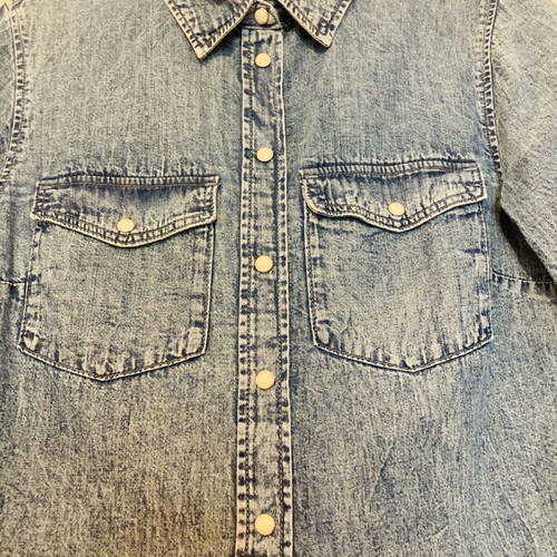 Denim shirt H&M small like new, blue