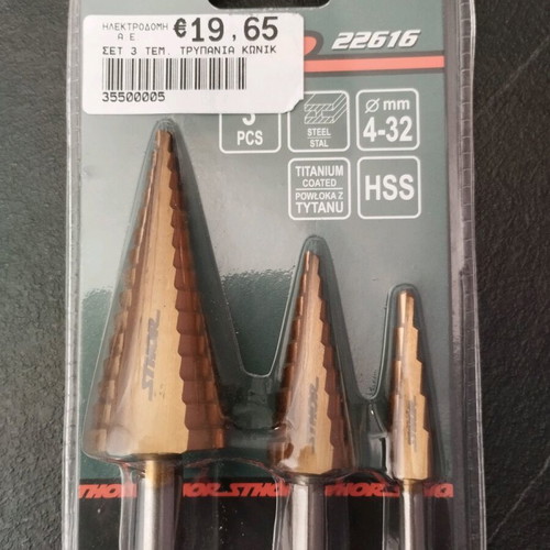 Drill cones new, in original box