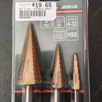 Drill cones new, in original box