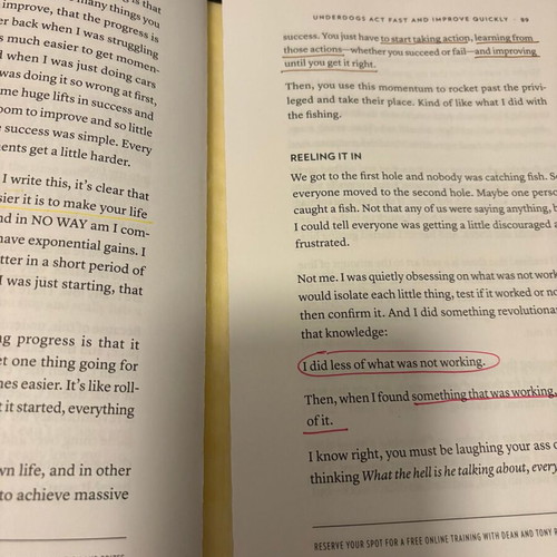 The Underdog Advantage hardcover book by Dean Graziosi