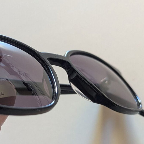 Moritz 11524 LK01 sunglasses used, black acetate, size 47
