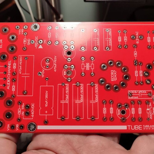 Tube Audio Mono Amplifier PCB 2xEL34 PP 35Wrms New