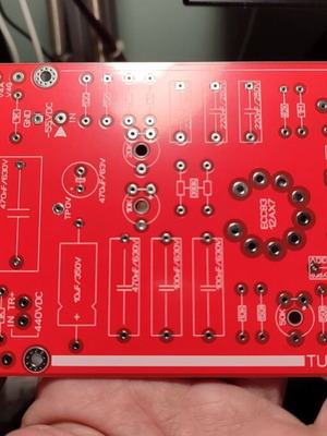 Tube Audio Mono Amplifier PCB 2xEL34 PP 35Wrms New