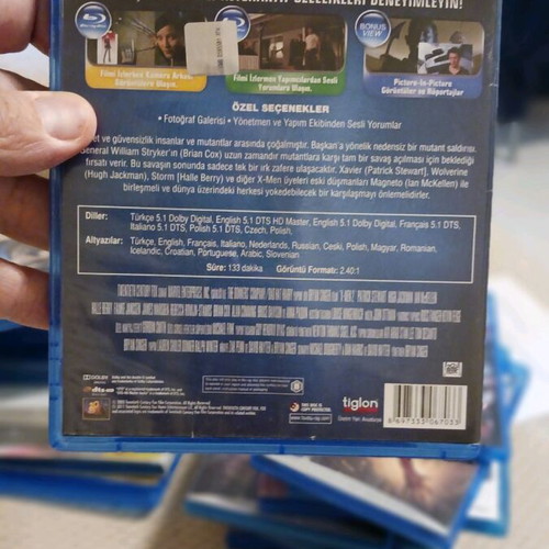 Blue Ray Xman 2 English used in excellent condition