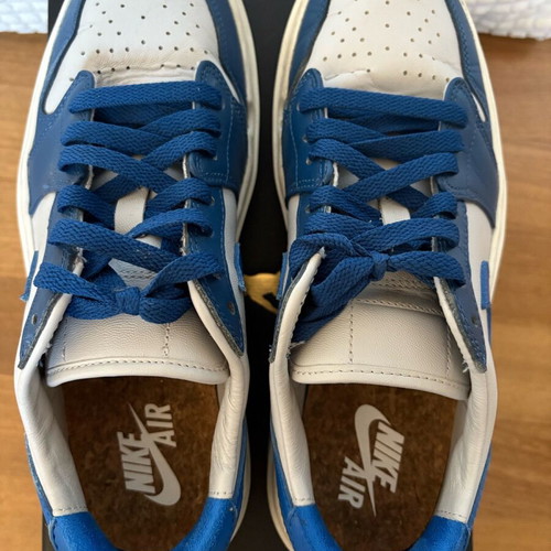 Air Jordan 1 Elevate Low shoes used, size 40.5, white and blue