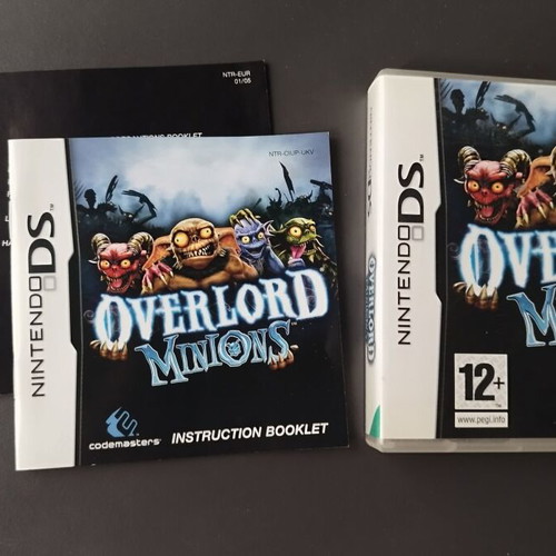 Nintendo DS Overlord Minions used, complete