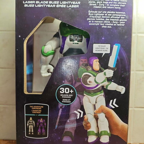 Buzz Lightyear Laser Blade action figure like new