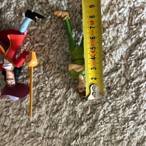 Peter Pan and Captain Hook Disney figures like new