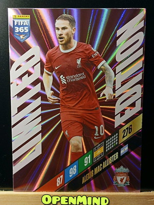 Alexis Mac Allister Limited FIFA 365 2024 Adrenalyn XL card new