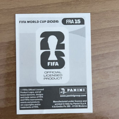 World Cup Sticker Dembele new from 2026 collection