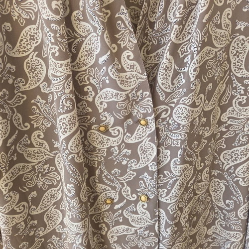 Planet Vintage Double Breasted Paisley Blouse like new