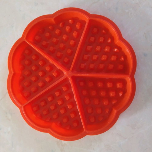 Silicone molds for waffles and cake new, set of 2 pieces