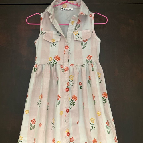 Civil summer dress like new, colorful, size 98 for 3 years old