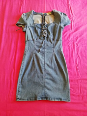 Tally Weijl τζιν ελαστικό φόρεμα size 40