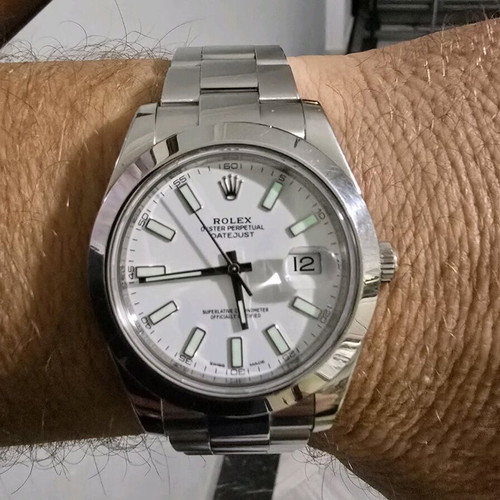 Ρολόι Rolex Datejust 41mm 2017 σαν καινούργιο, full set